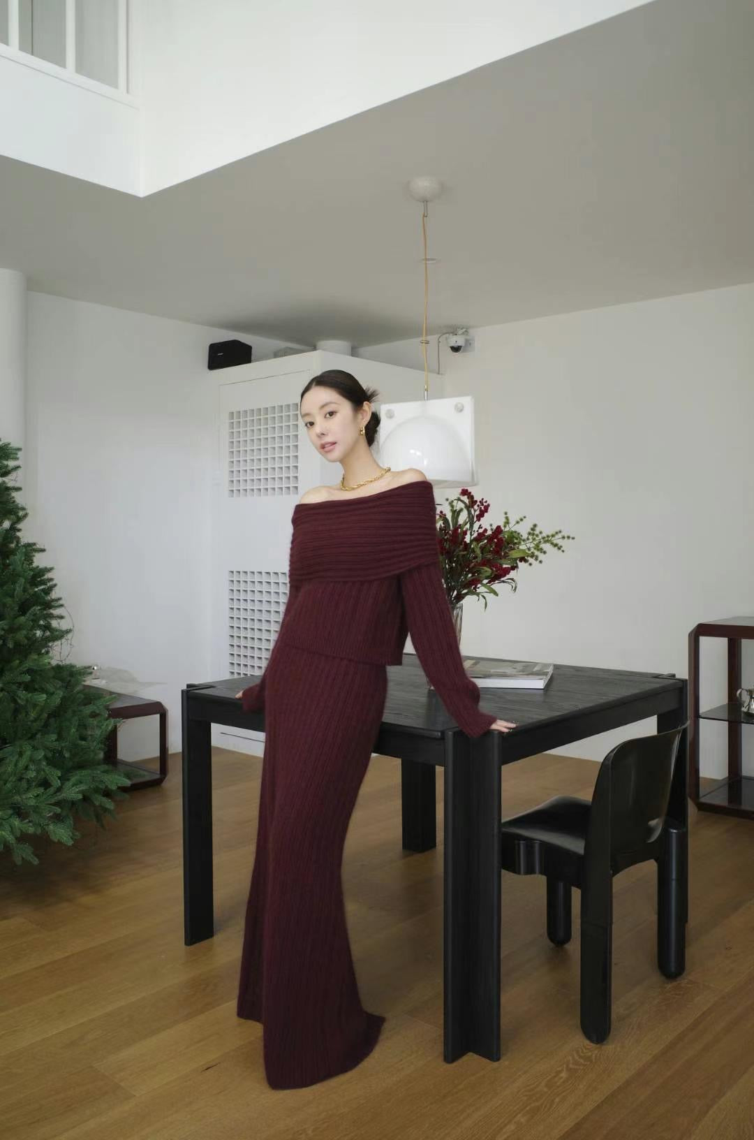 1109 Sandra Off Shoulder (SHOWROOM 有DISPLAY)