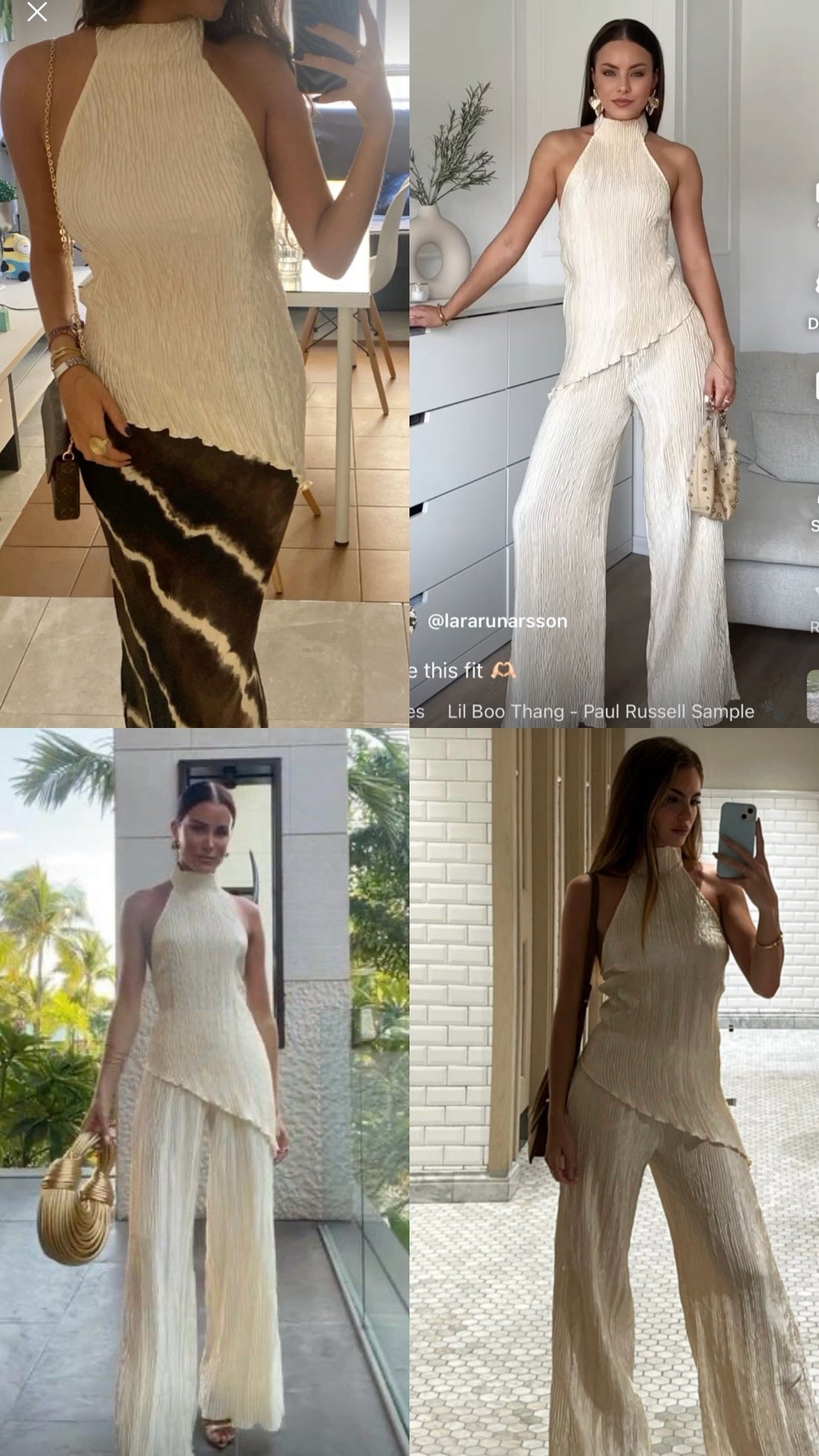 250706 Claire Pleated Halterneck Set (inspiration)