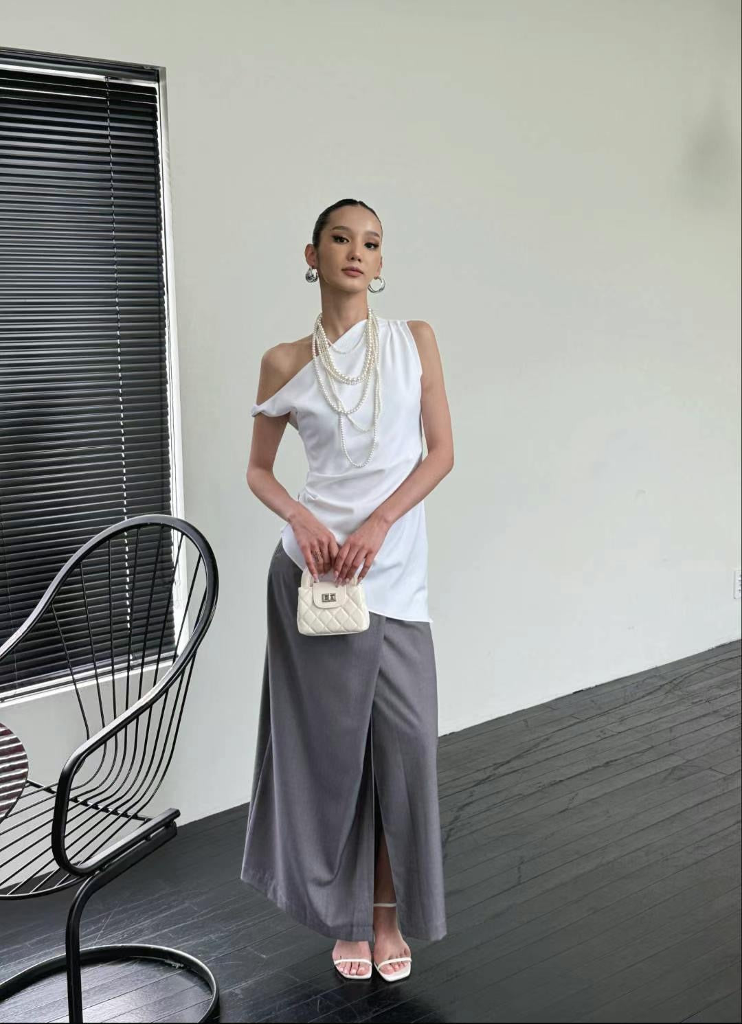 0677 Shelia Wrap Skirt