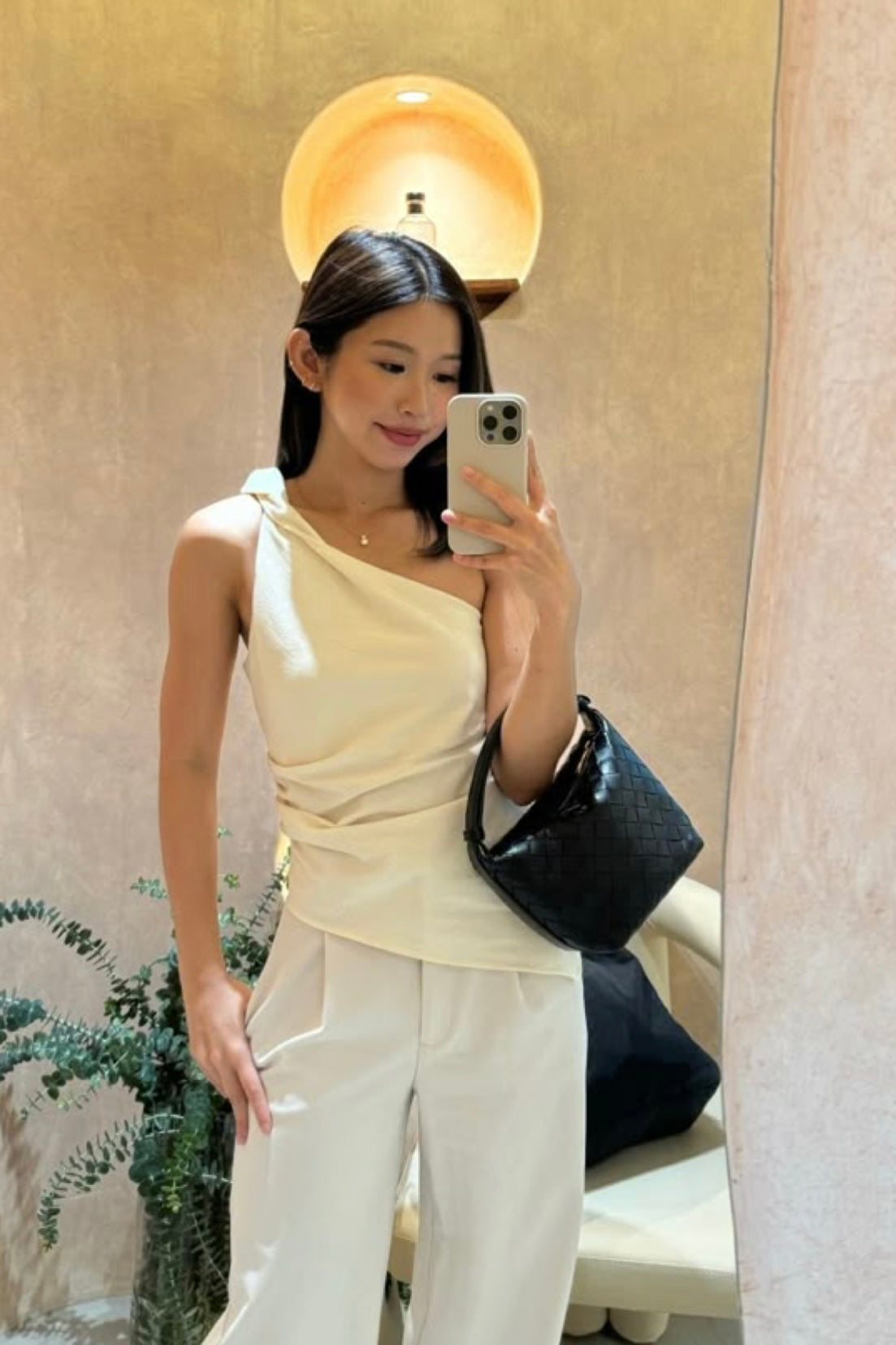 250724 Twisted One Shoulder Top(Inspiration)