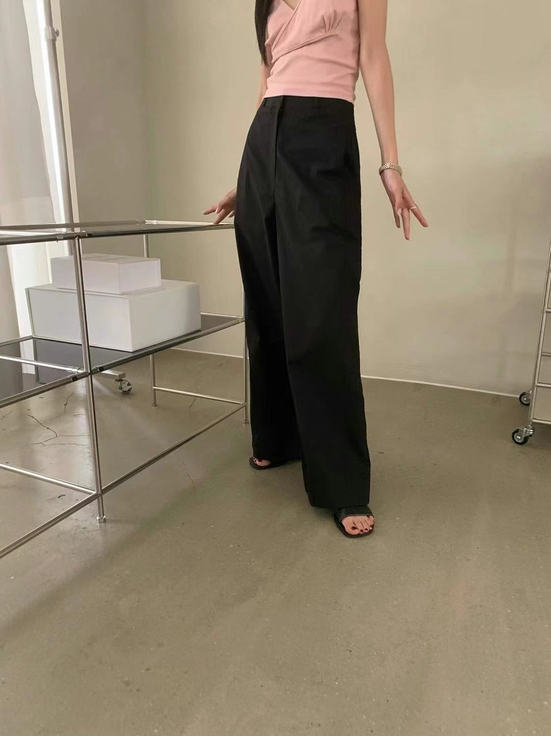 0630 Sandra Straight Pants