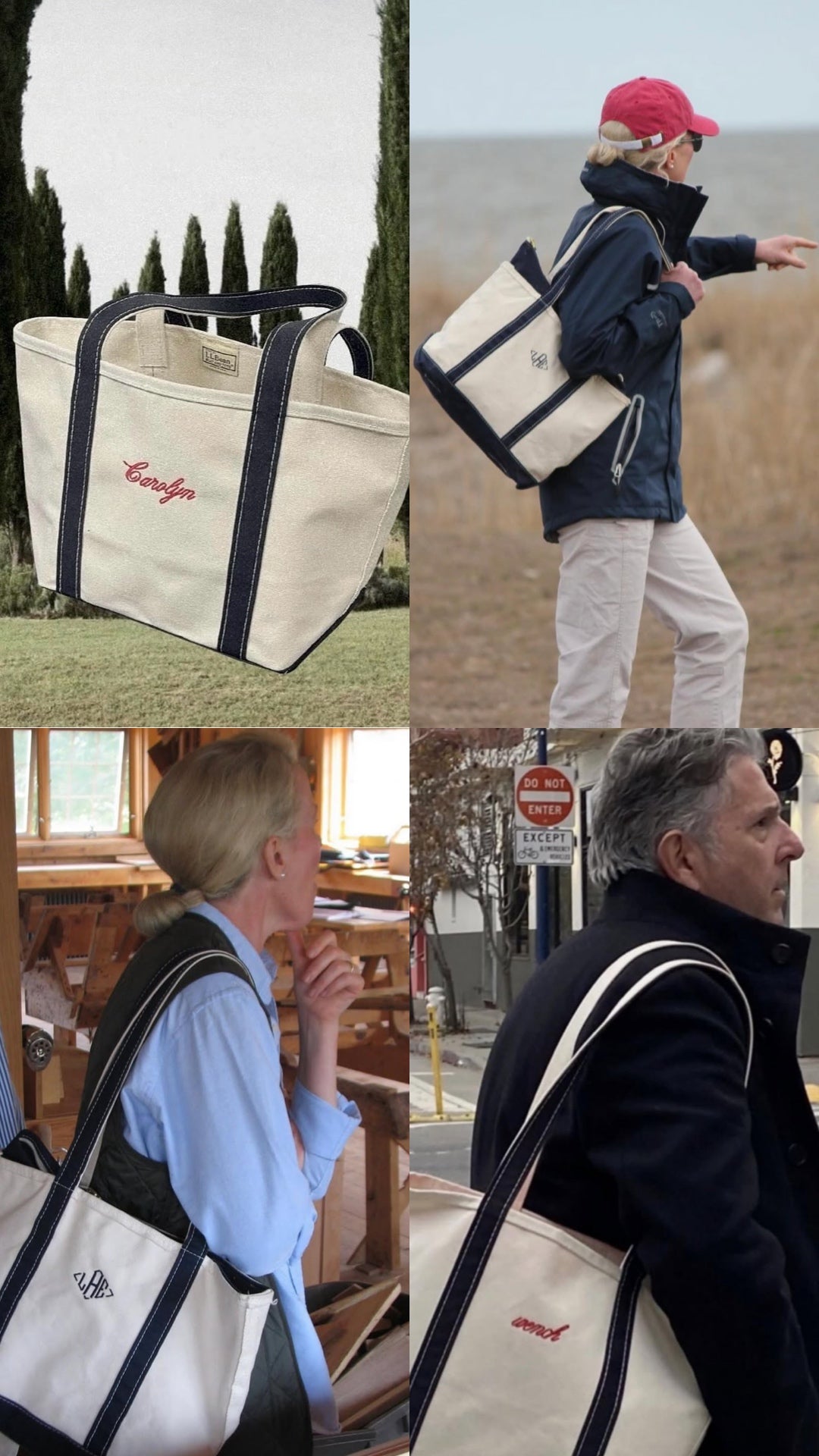 BG11 Carolyn Bessette-Kennedy Canvas Bag