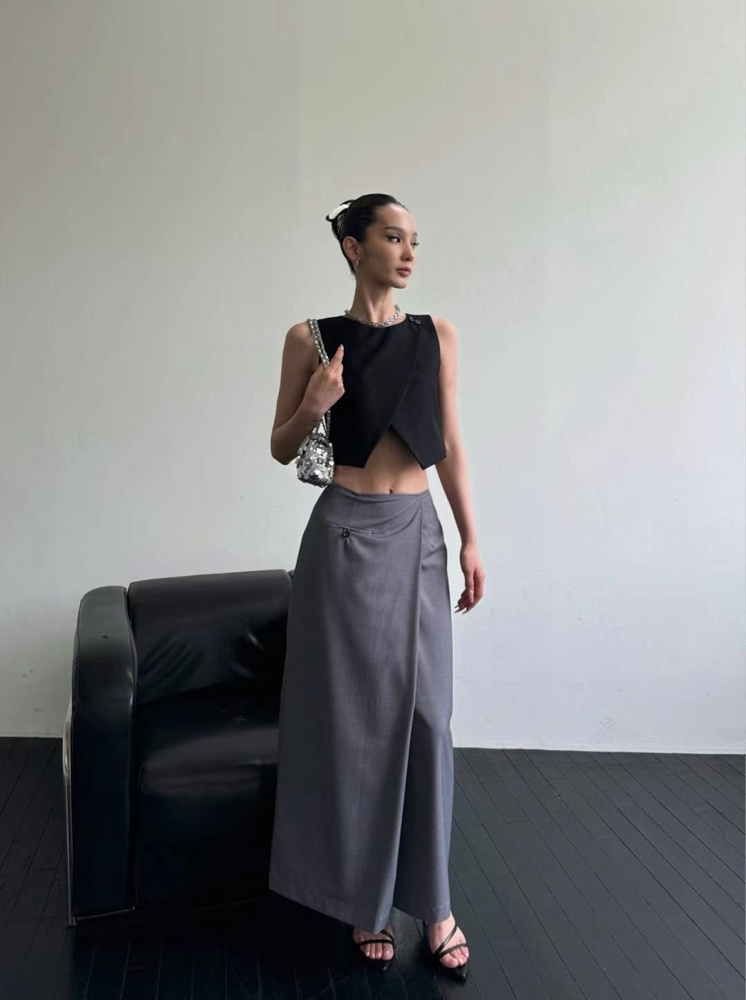 0677 Shelia Wrap Skirt