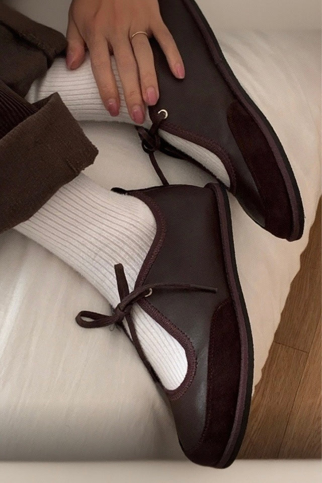 250936 Ribbon Sneakerinas