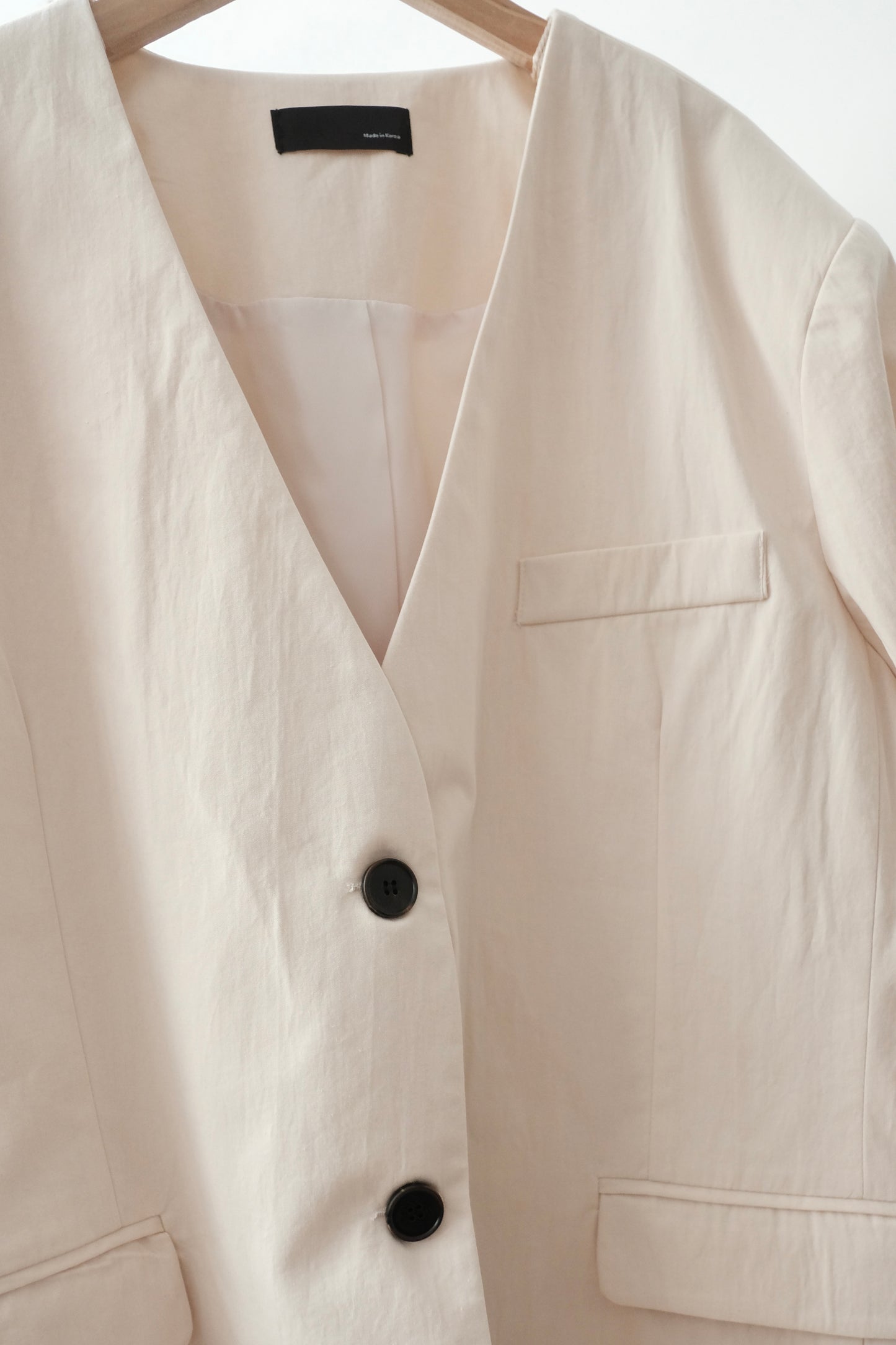 250433 Savannah Collarless Blazer - Summer Spring