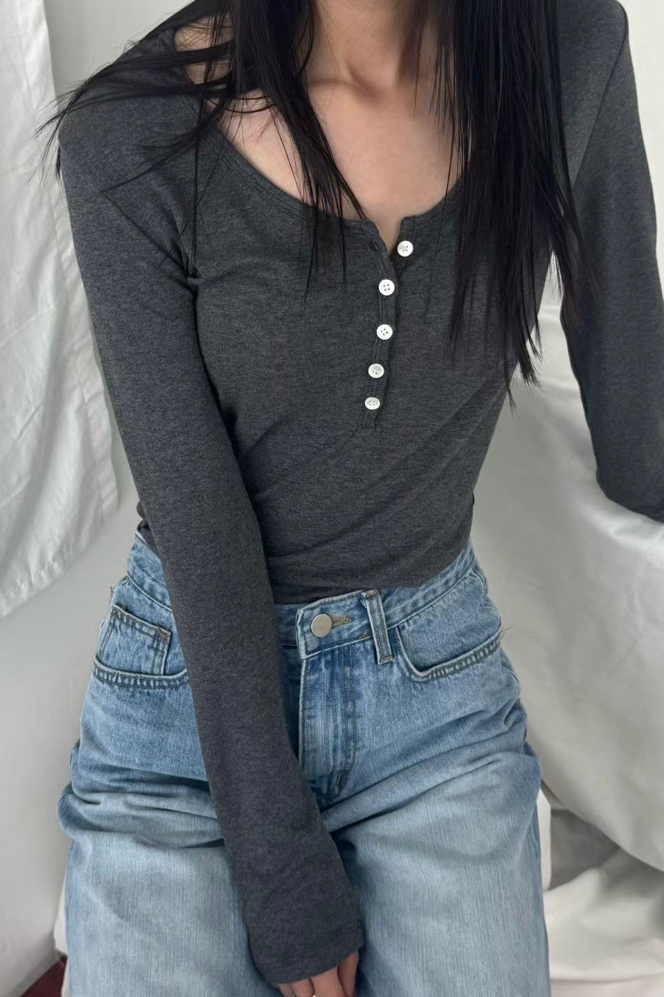 250918 Button up long sleeves