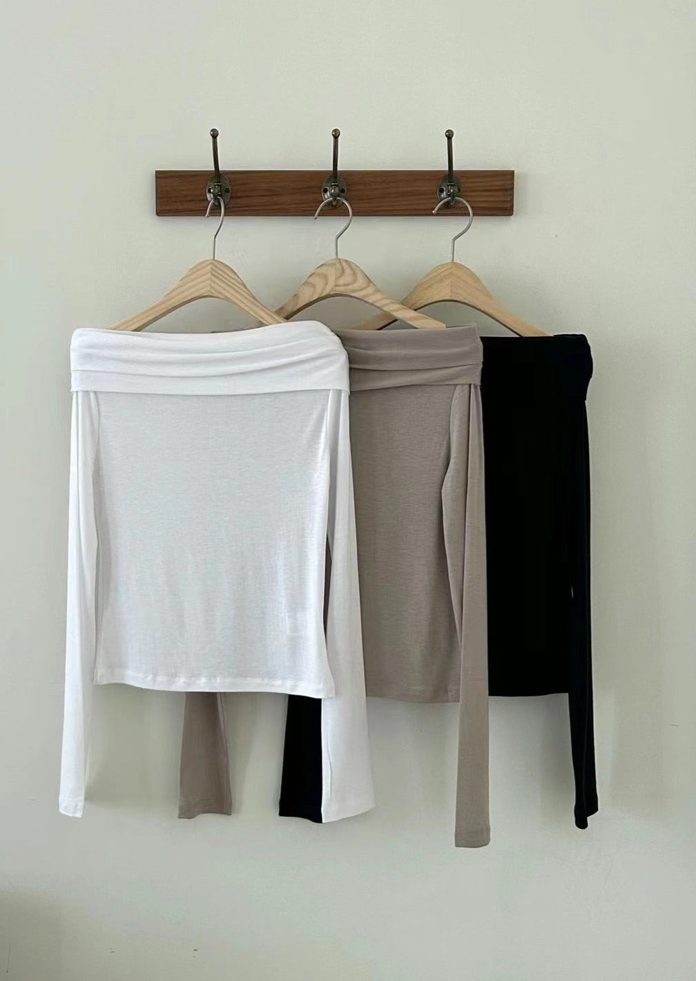LS16 - Sheer Off Shoulder Top