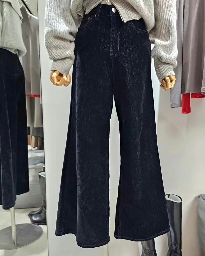 1022 Reorder French Velvet Flare Jeans (SHOWROOM 有DISPLAY)