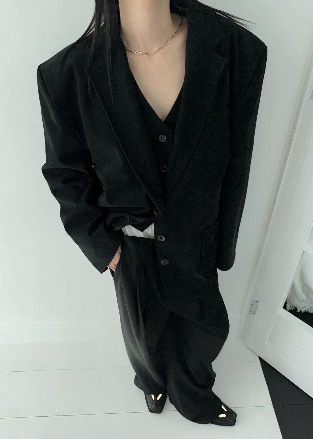 0904 Mãeve Suede Waistcoat (PT2.SHOWROOM 有DISPLAY)