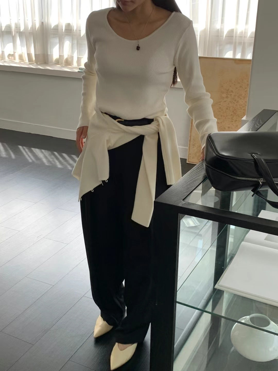 1016 Cecília Clasp Rib Knit Set (*SHOWROOM 有DISPLAY)