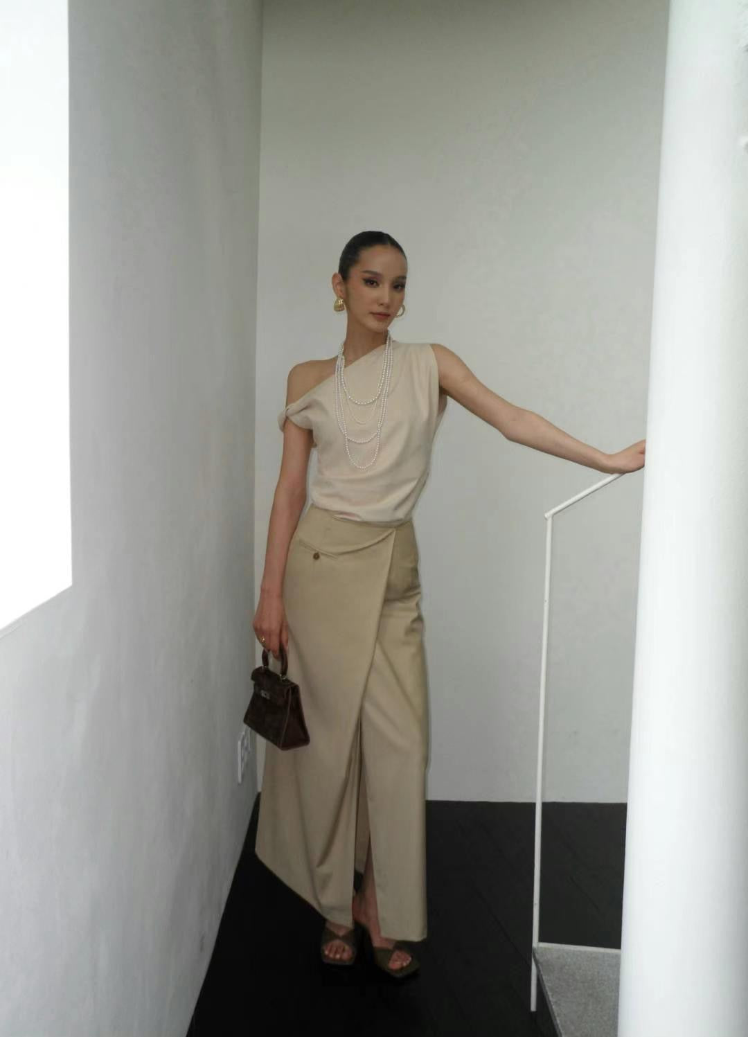 0677 Shelia Wrap Skirt