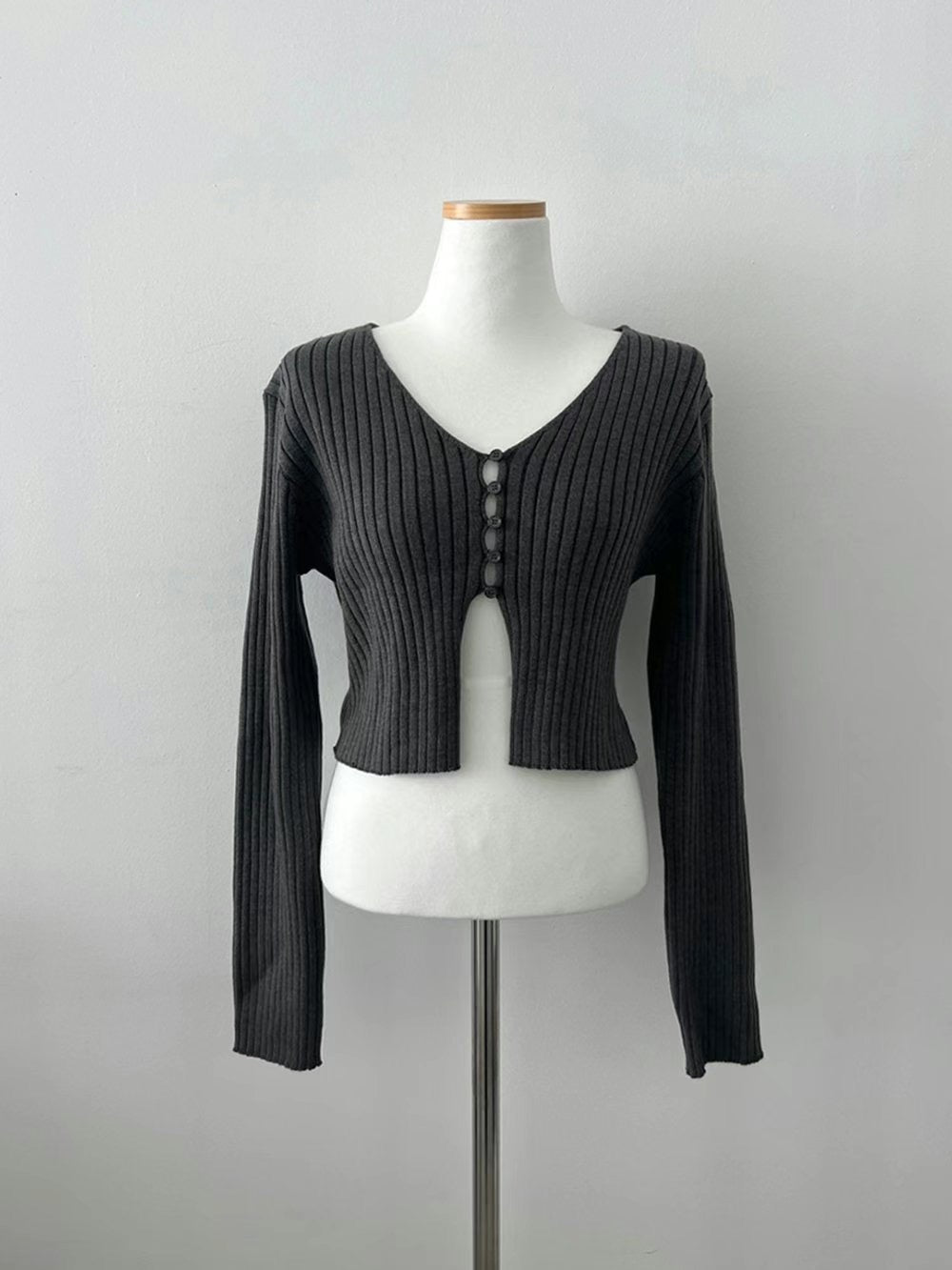 0925 Clasp Rib knit Top (PT1.SHOWROOM 有DISPLAY)