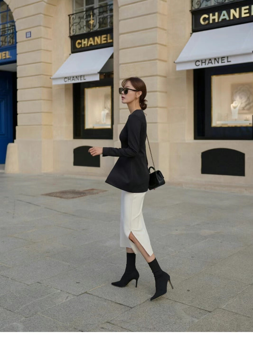 SK03 - Scarlett Side Slit Skirt