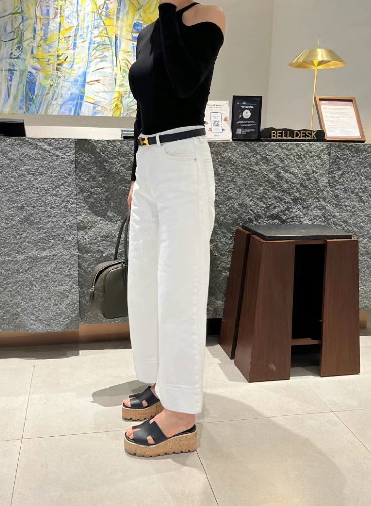 0602 Victoria Denim Wide Leg Jeans