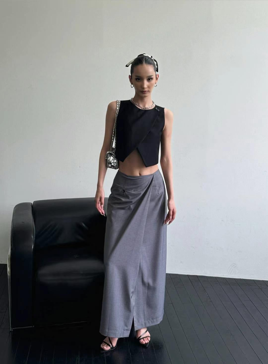 0677 Shelia Wrap Skirt