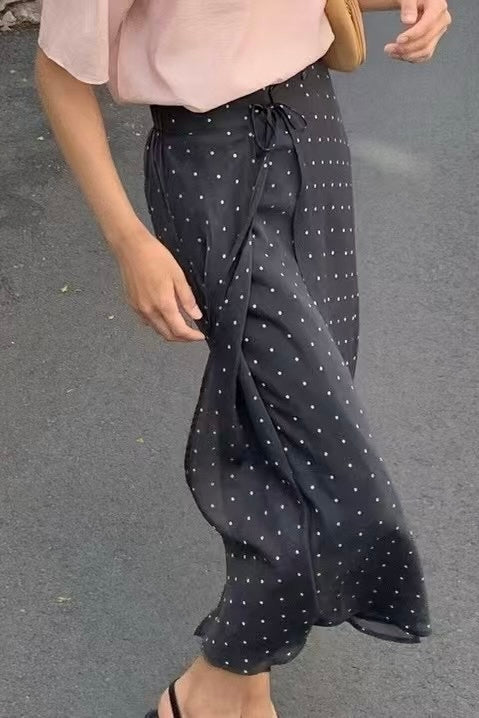 250463 Dot Wrap Skirt