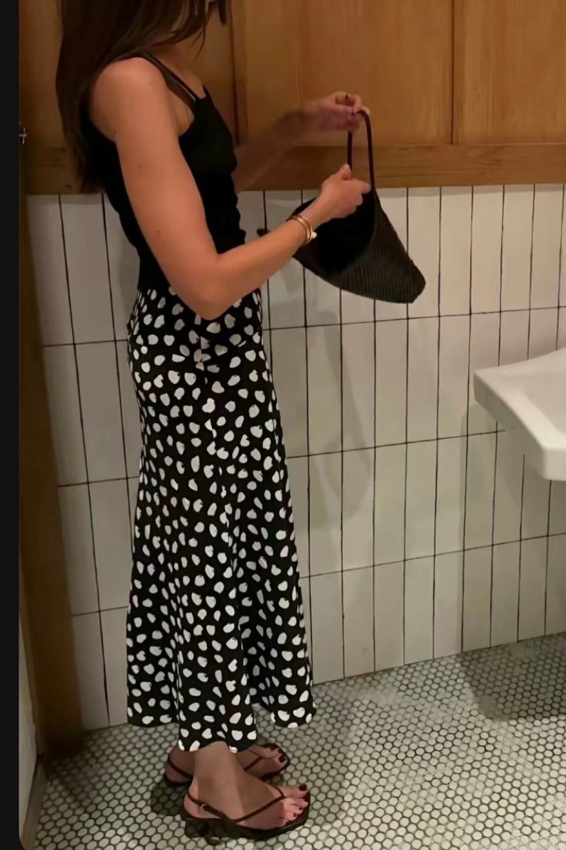 250463 Dot Wrap Skirt (Inspiration)