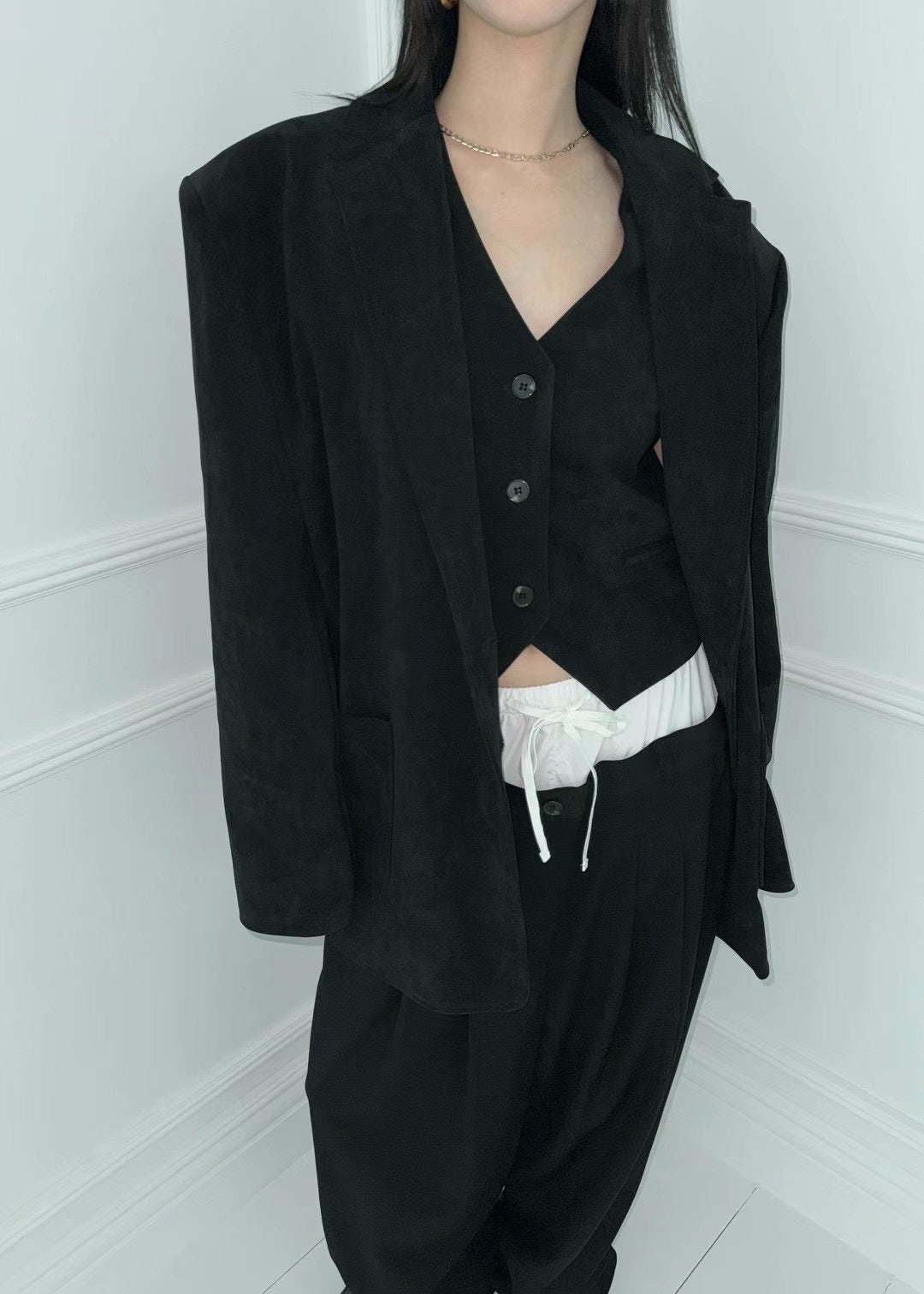 0904 Mãeve Suede Waistcoat (PT2.SHOWROOM 有DISPLAY)
