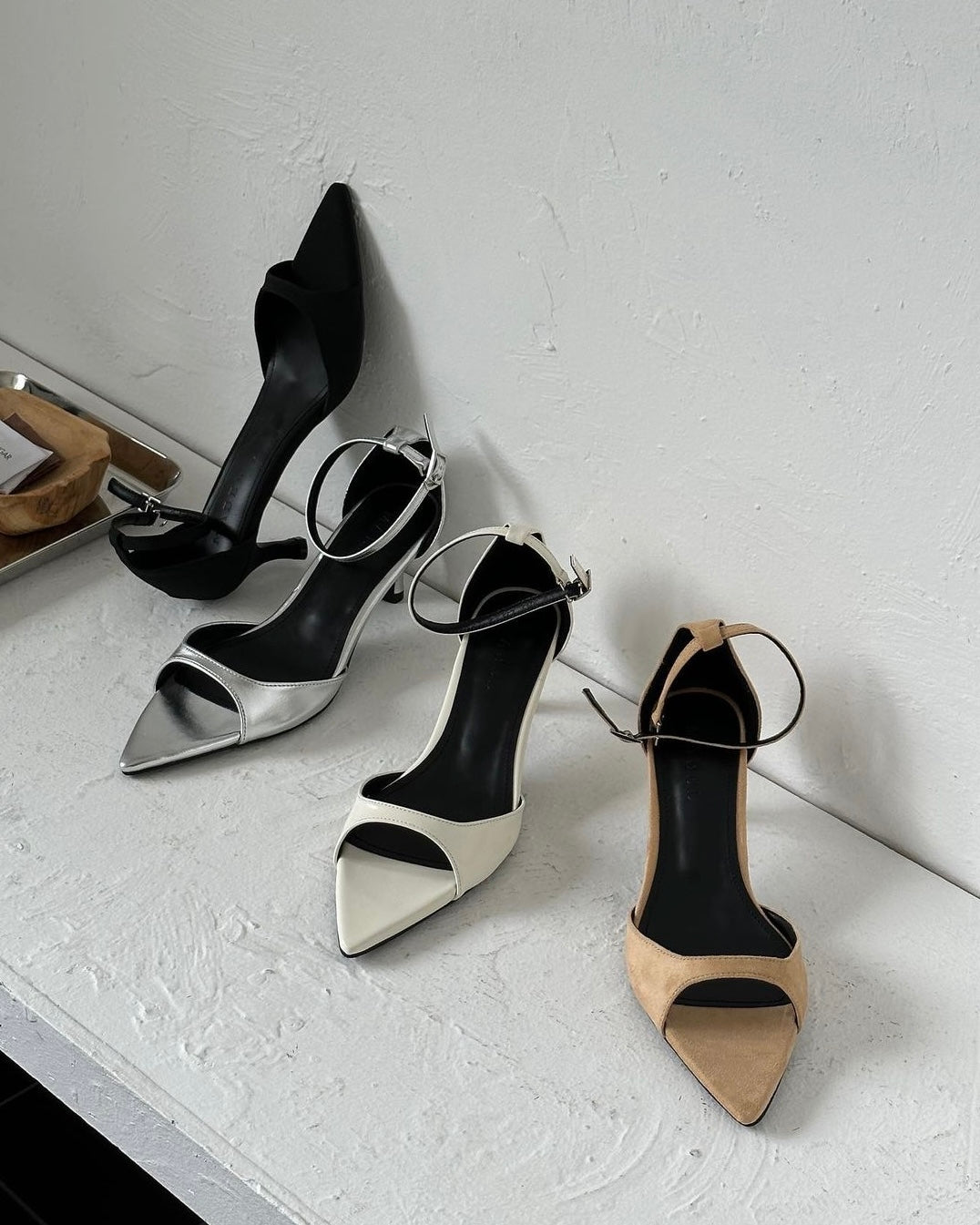 FT12 - Roslyn Open Toe Heels