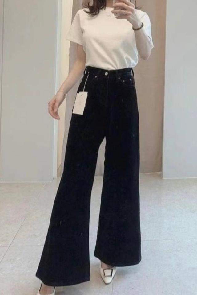 1022 Reorder French Velvet Flare Jeans (SHOWROOM 有DISPLAY)