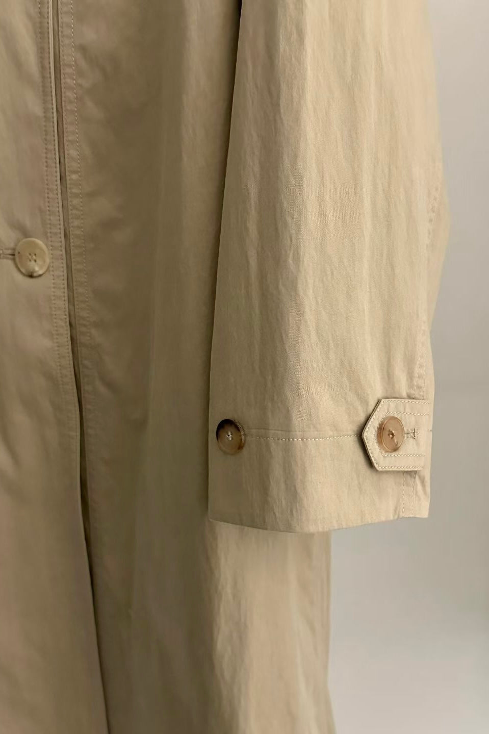 250908 Aurelie Collarless Trench Coat