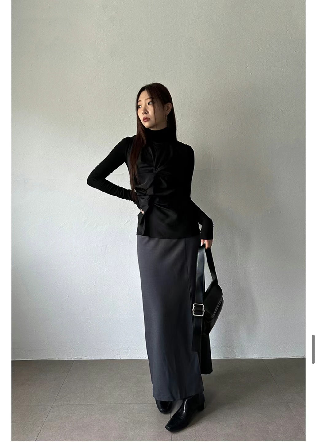 1208 Constance Slit Skirt