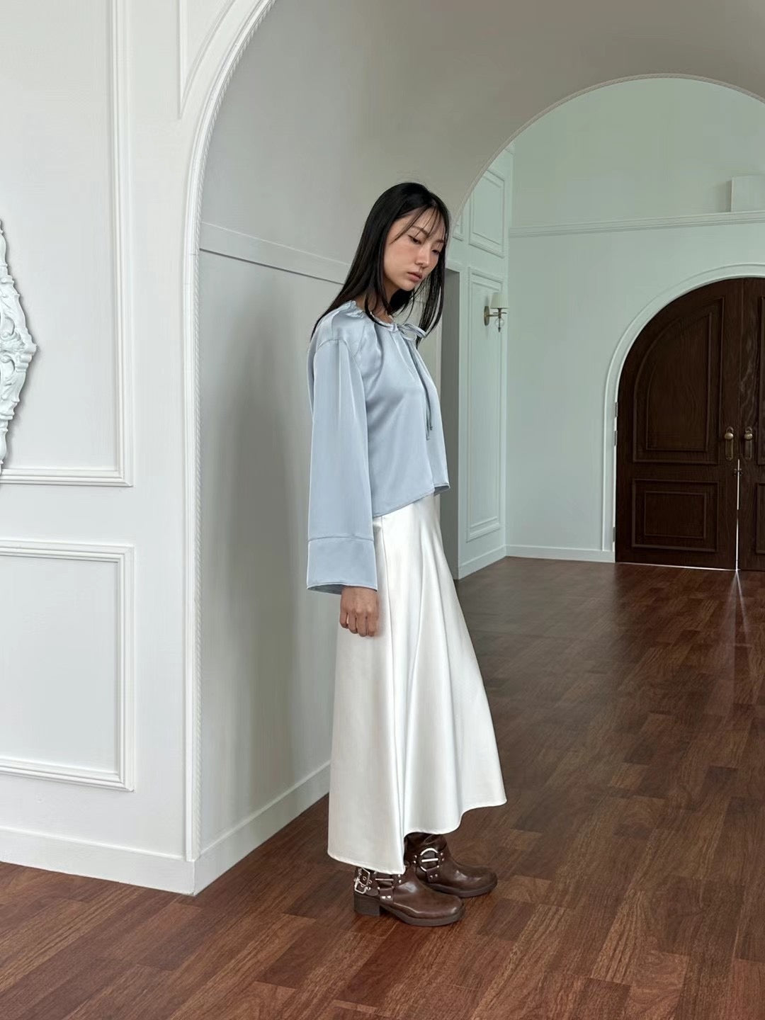 SS10 - Costelle Satin Skirt