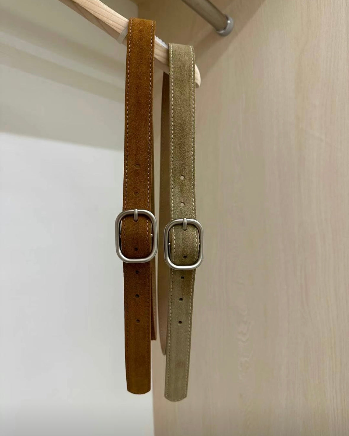 0971 Boxy Suede Leather Belt (PT2.SHOWROOM 有DISPLAY)