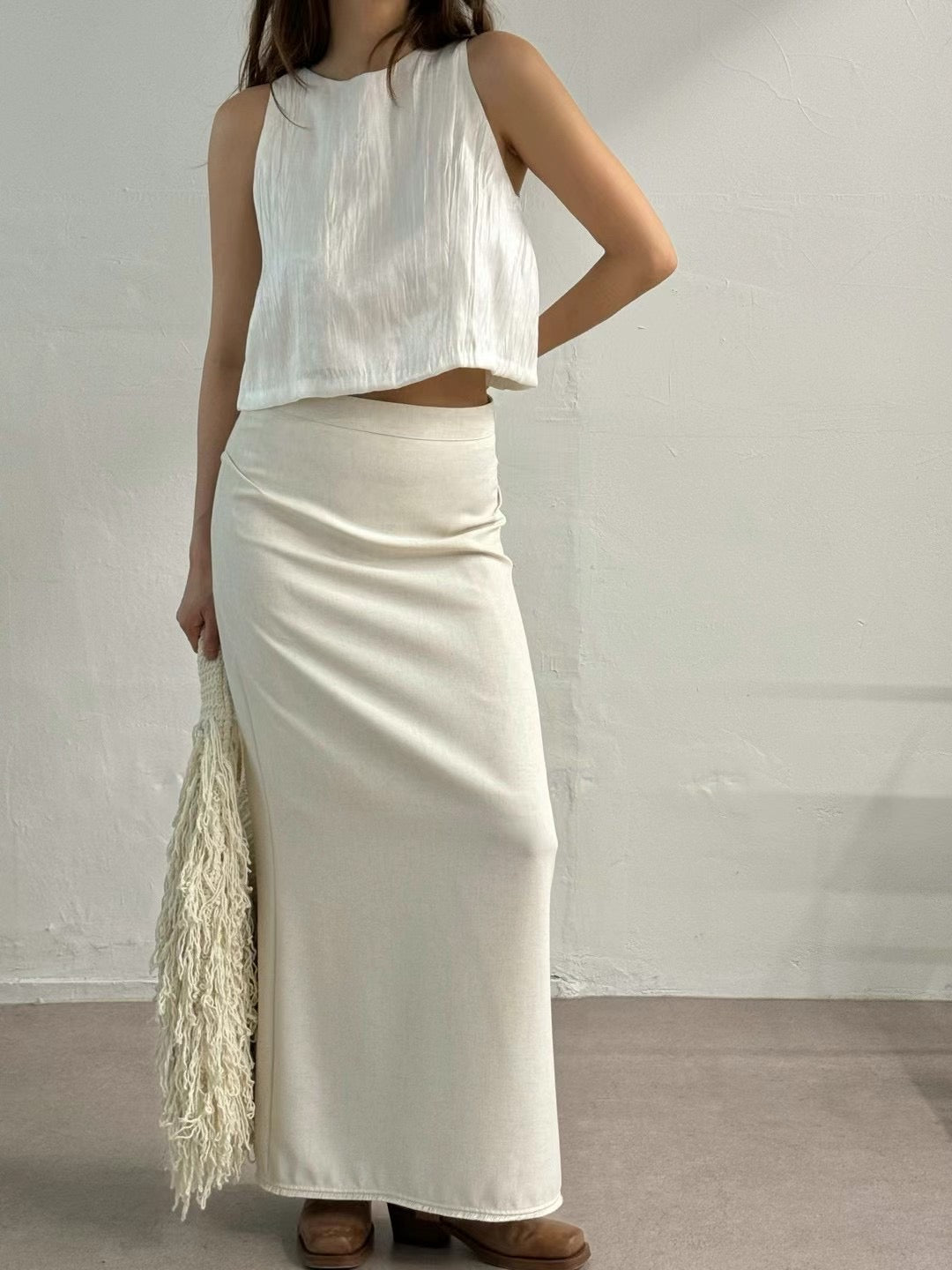 0613 Lydia Tassel Skirt
