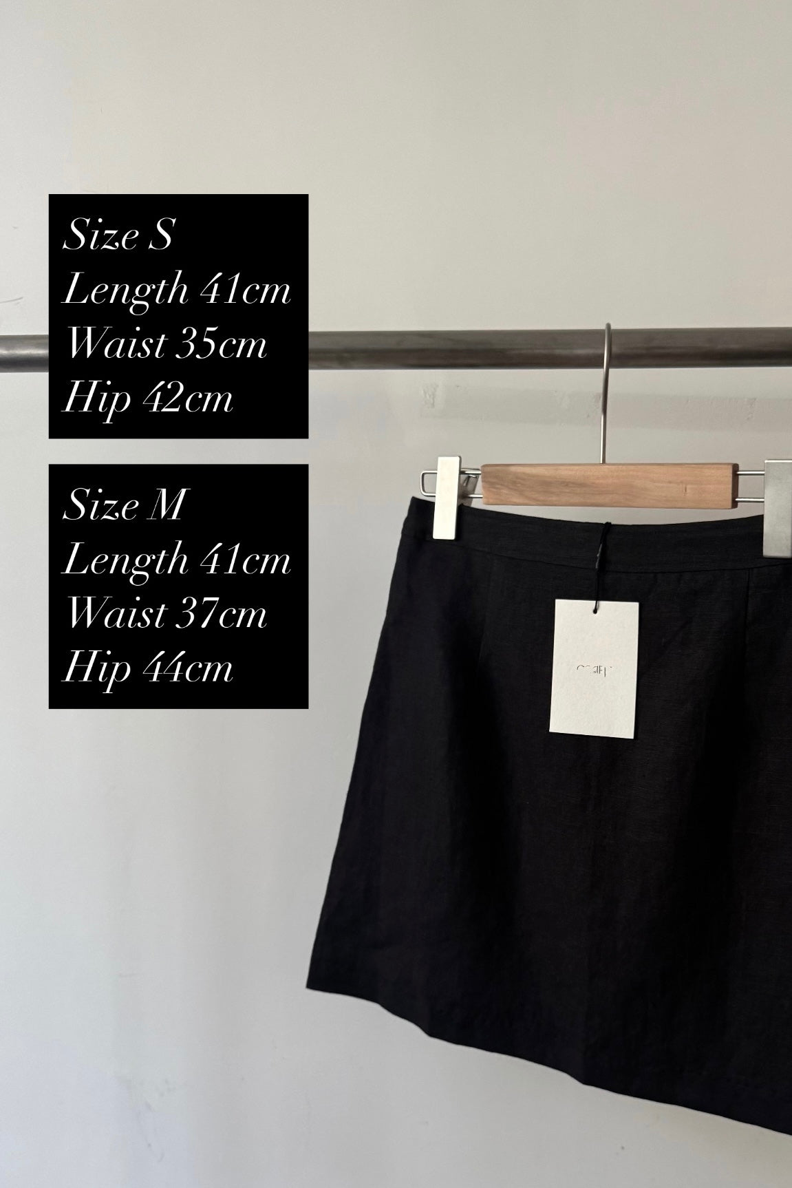 250606 French Short Linen Skirt