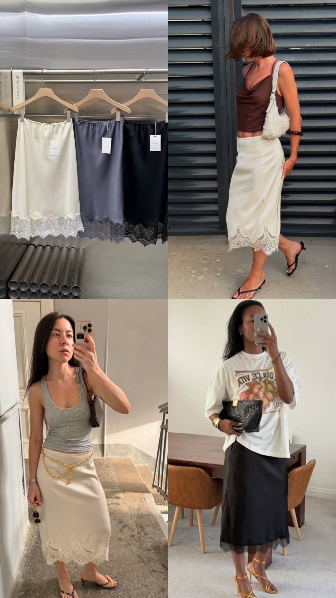 250705 Frankie Lace Satin Skirt (Inspiration)