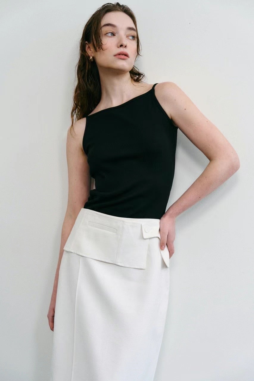 0642 Classic French Neck Top