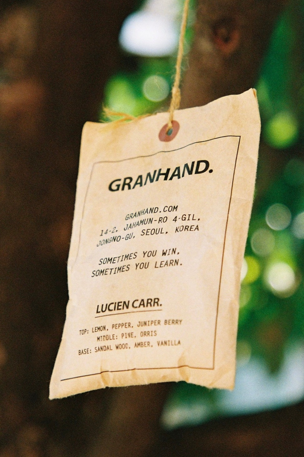 Granhand Sachet 40g (旅行Gip必備! 衣物一秒香噴噴 可放衣櫃 / 汽車內)