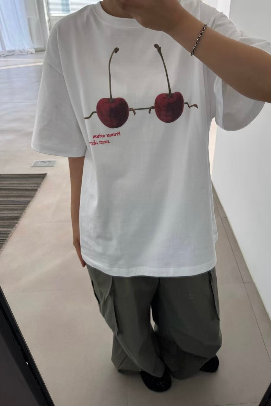 250970 Mon cerise Oversize Tee