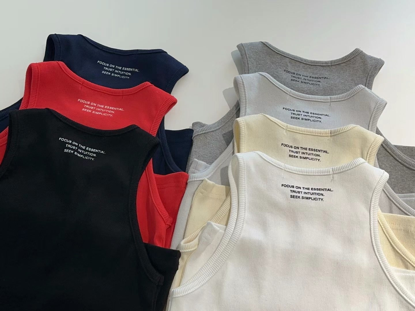 0636 Back Fonts Tank Top