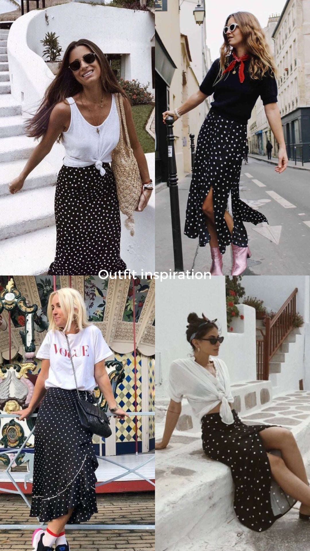 250463 Dot Wrap Skirt (Inspiration)