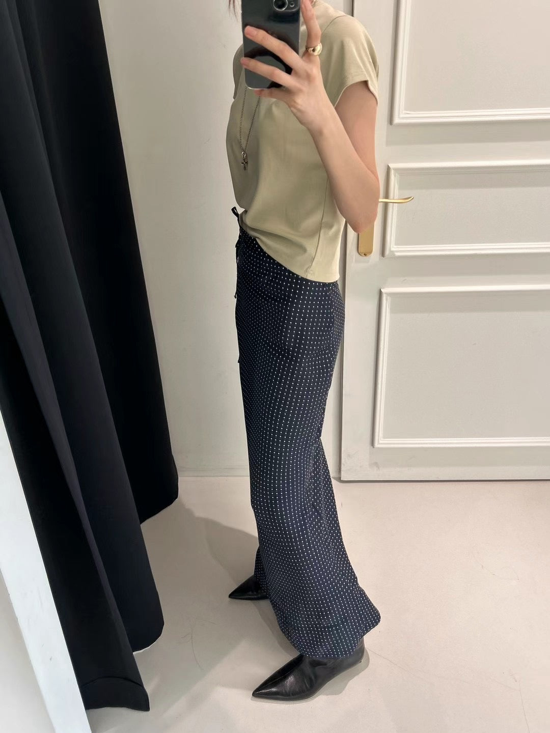 0937 French Style Dot Skirt (PT2.SHOWROOM 有DISPLAY)