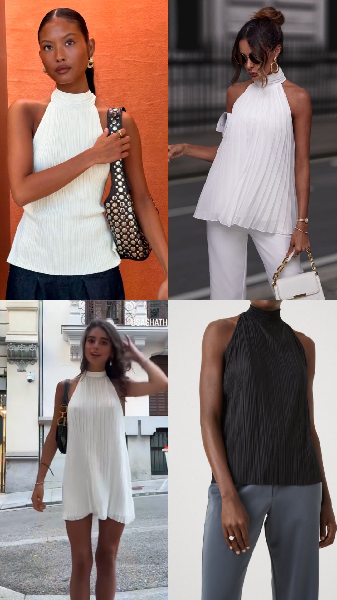 250706 Claire Pleated Halterneck Set (inspiration)