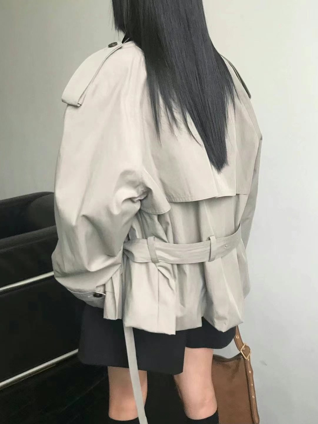 0941 Kendall Crop Trench Coat (PT2.SHOWROOM 有DISPLAY)
