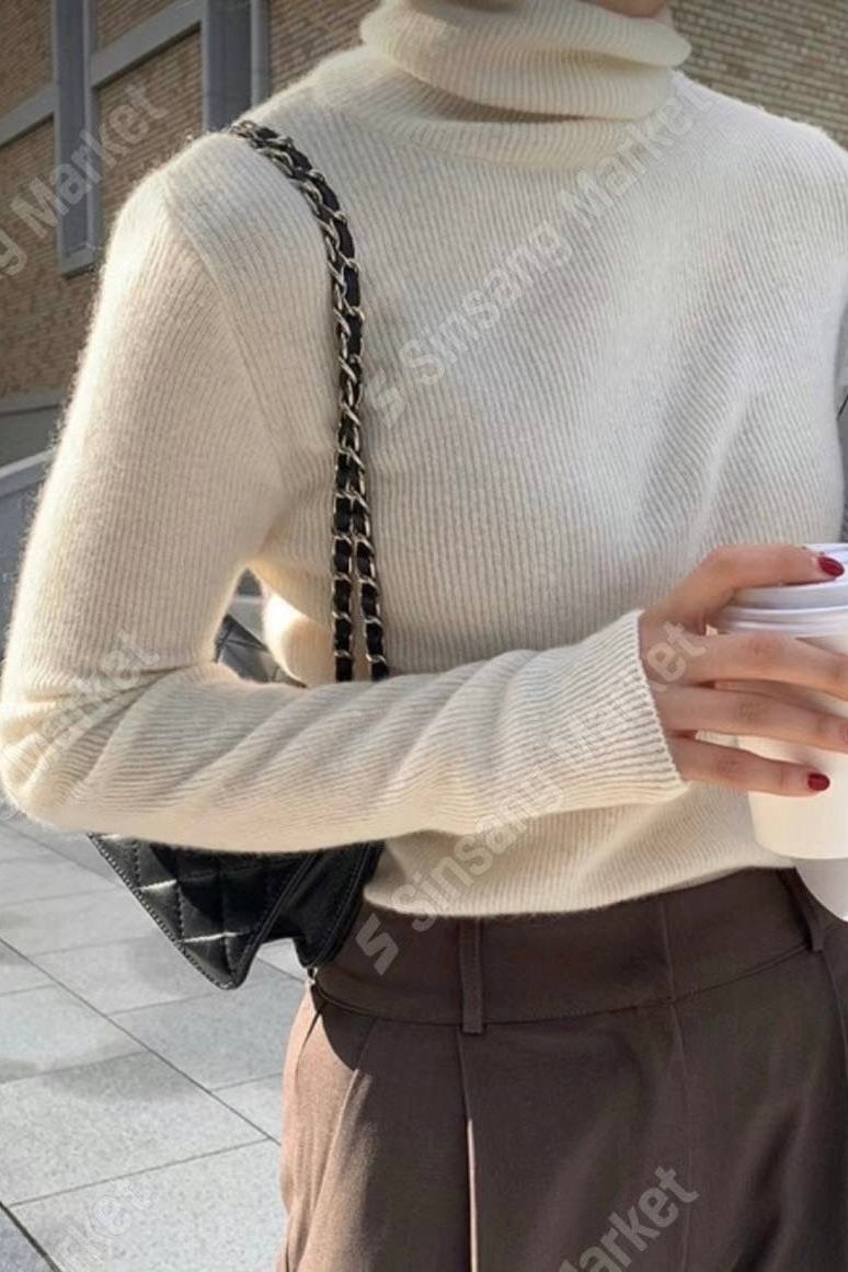 1012 Cashmere Turtleneck Top (*SHOWROOM 有DISPLAY)