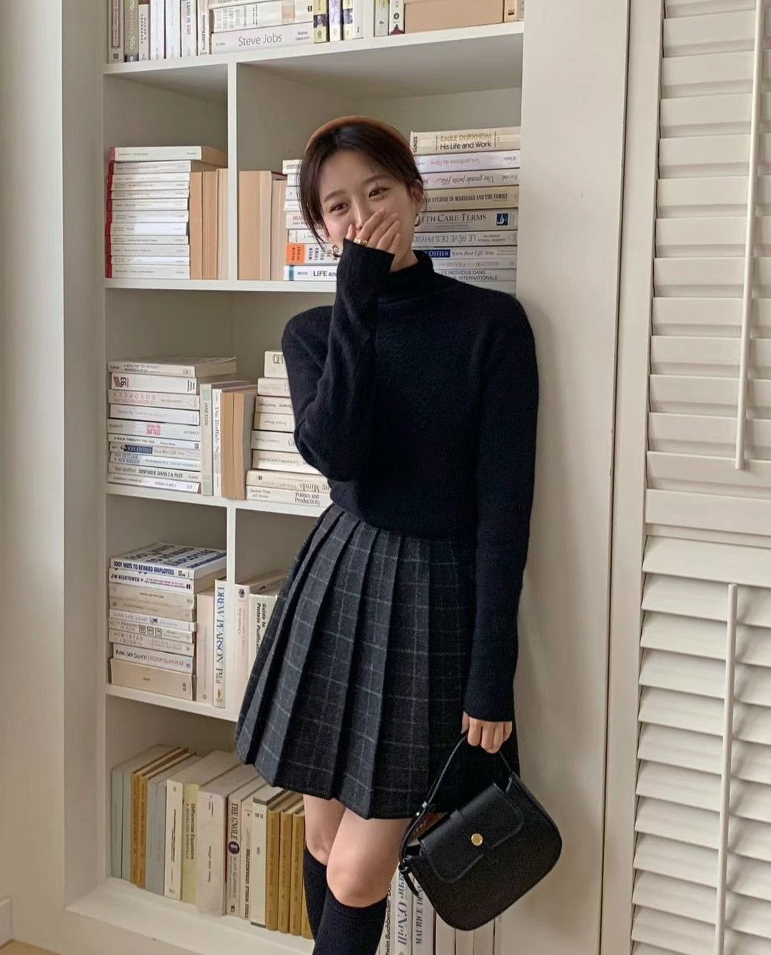 1012 Cashmere Turtleneck Top (*SHOWROOM 有DISPLAY)