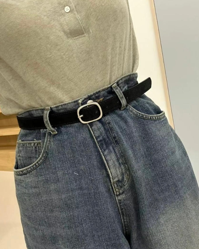 0971 Boxy Suede Leather Belt (PT2.SHOWROOM 有DISPLAY)