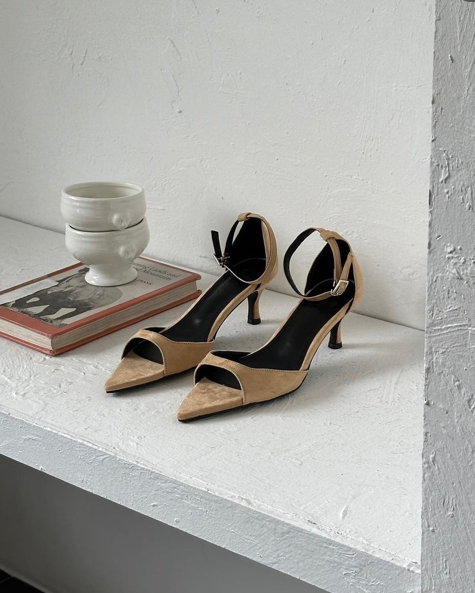 FT12 - Roslyn Open Toe Heels