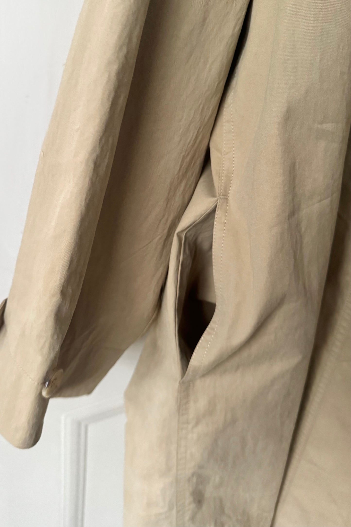 250908 Aurelie Collarless Trench Coat