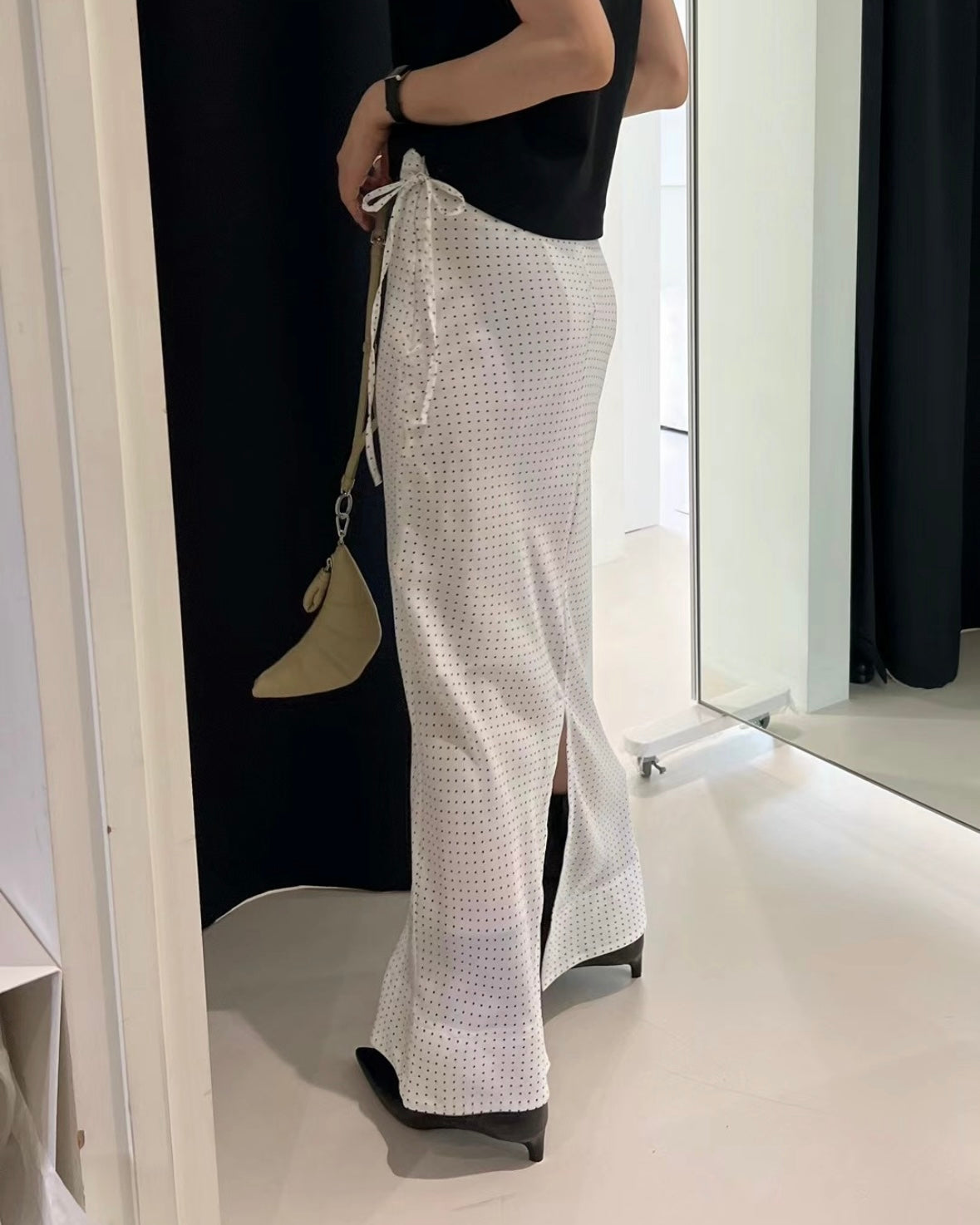 0937 French Style Dot Skirt (PT2.SHOWROOM 有DISPLAY)