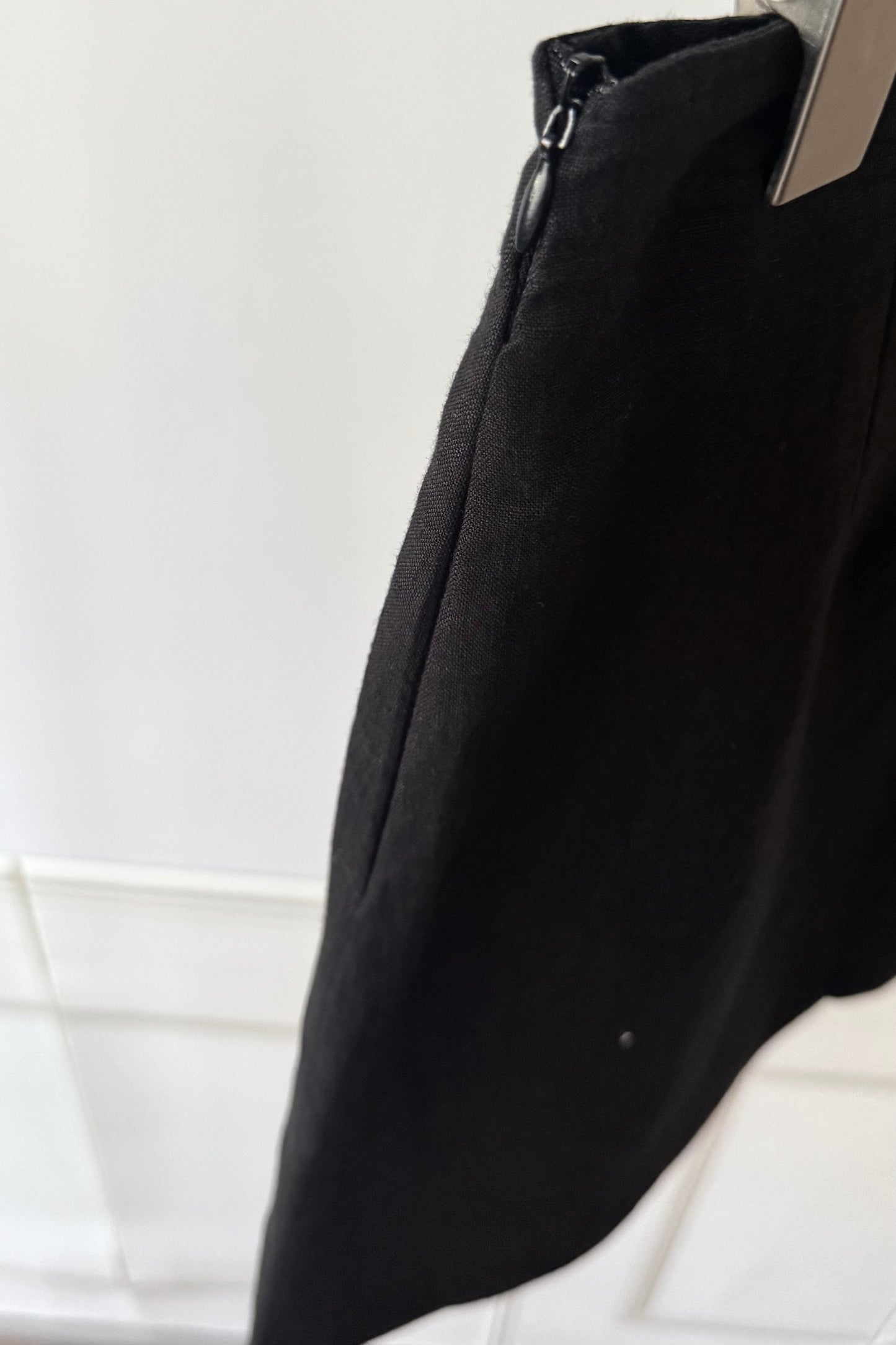 250606 French Short Linen Skirt