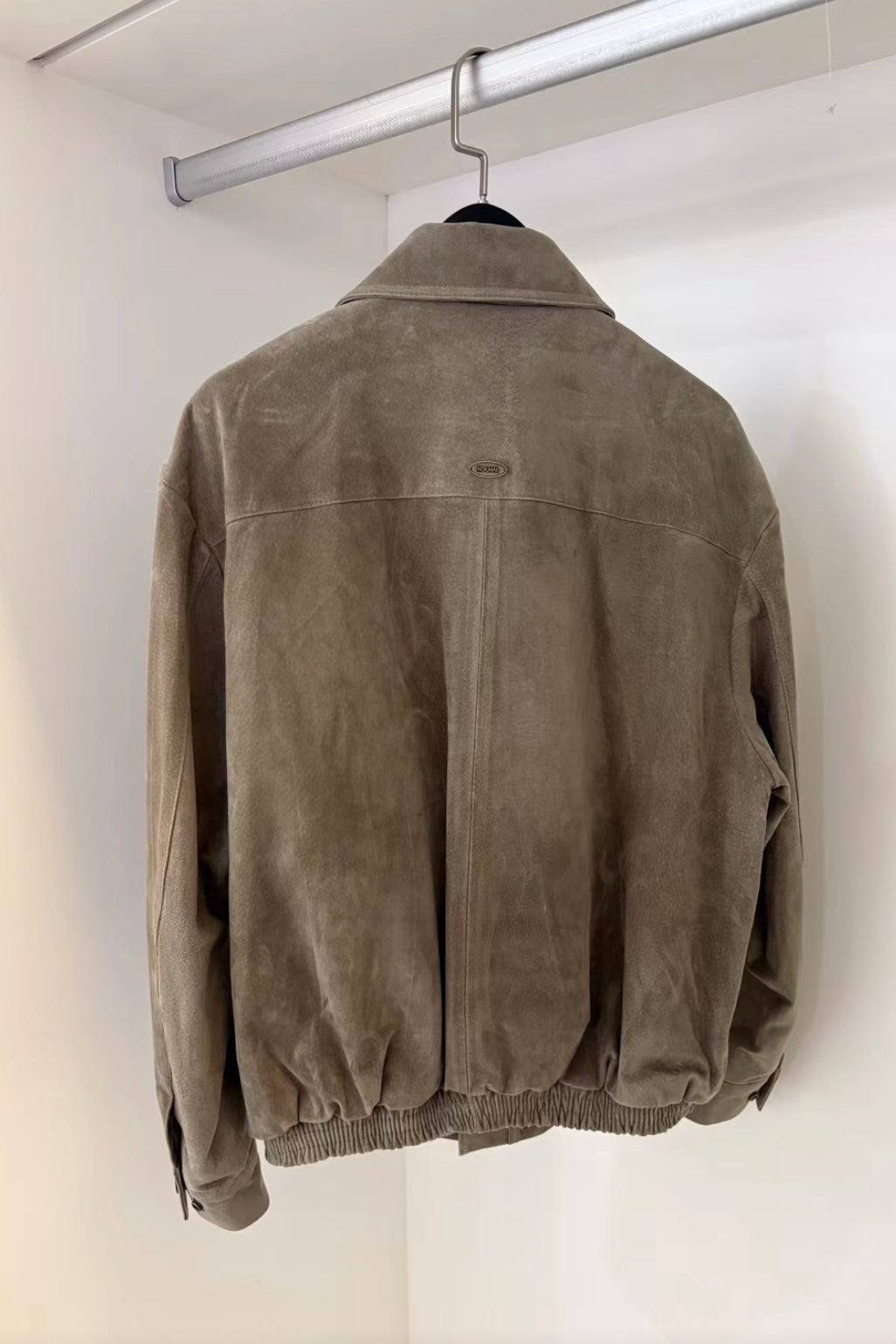 250928 Ambre suede leather jacket