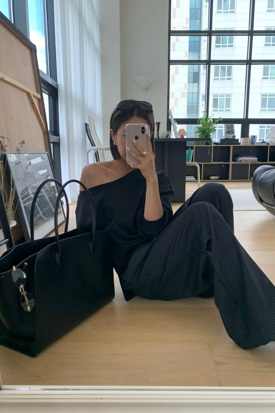 250923 One shoulder lounge long sleeves