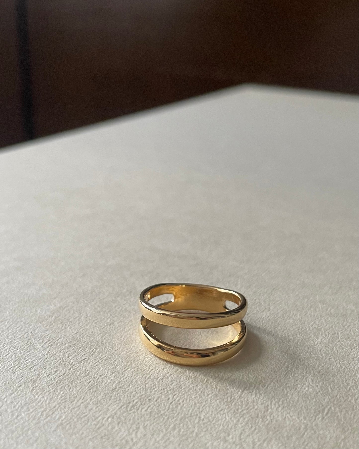 A18 - Twins Ring in Gold