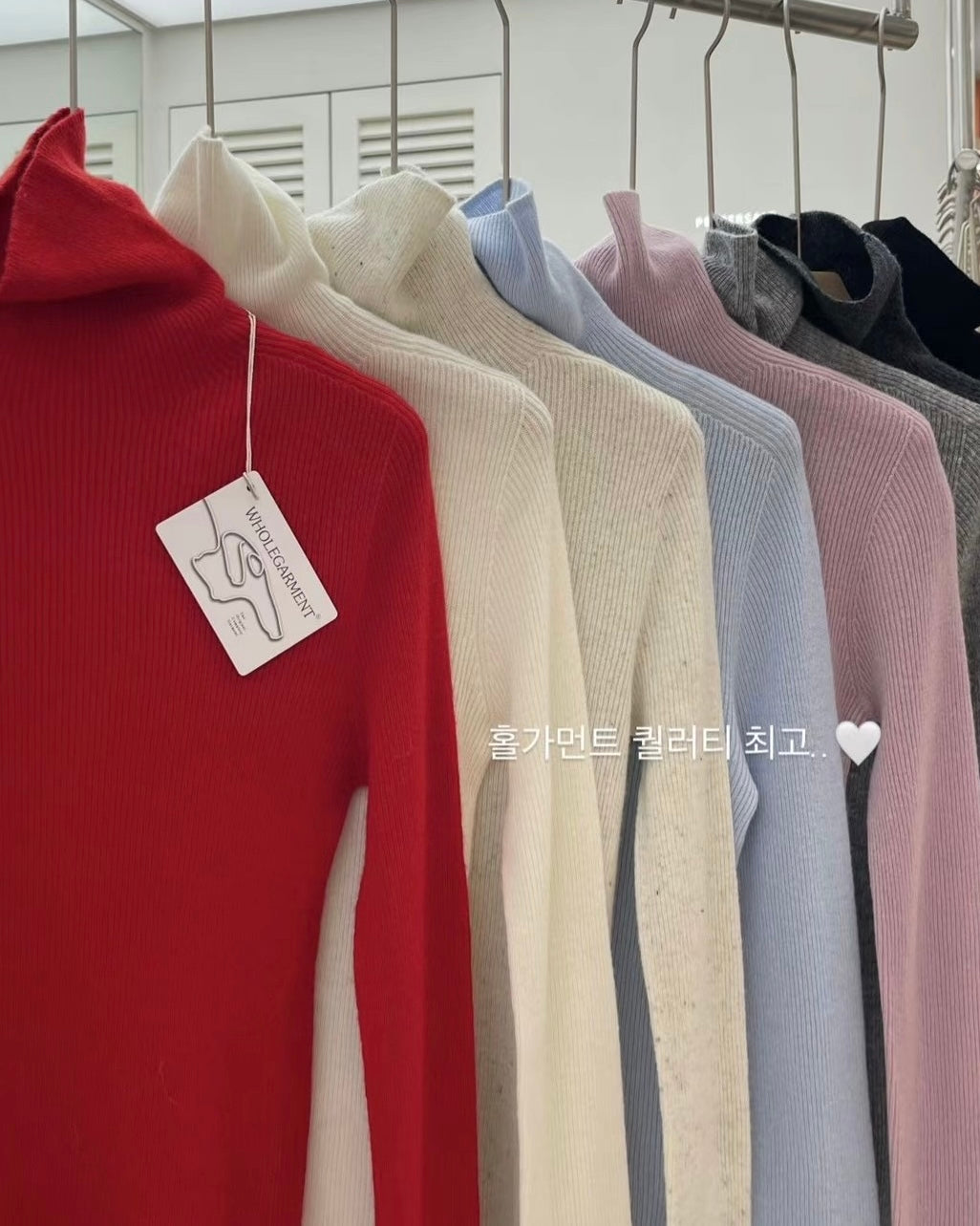 1012 Cashmere Turtleneck Top (*SHOWROOM 有DISPLAY)